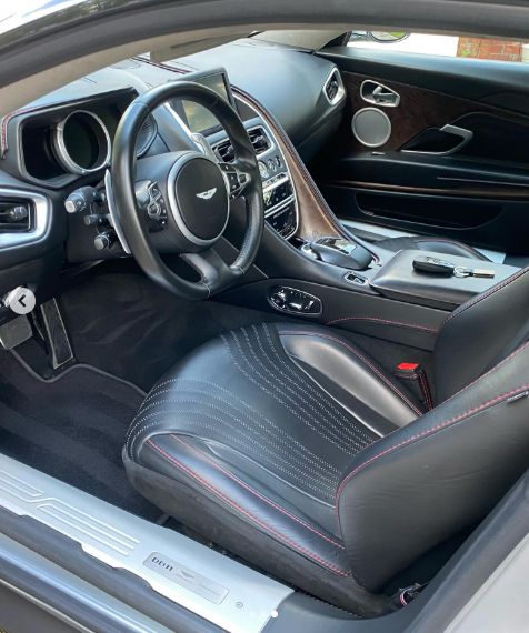 Aston Martin interior detail