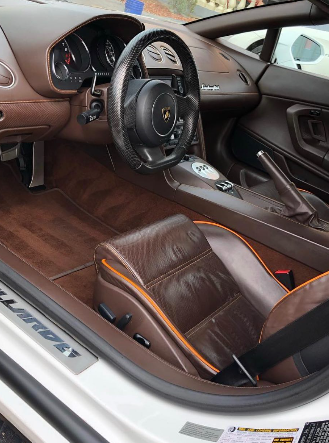 Lamborghini interior detail